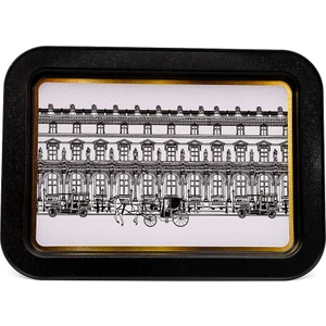 EE169-T9 City Desenli Dikdörtgen Tepsi 32X43 cm