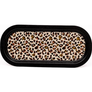 EE168-V4 Leo Desenli Oval Tepsi 16X35 cm