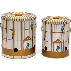 ERB23T7 Patates-Soğan Saklama Kabı 2 Li Set, Bird Cage