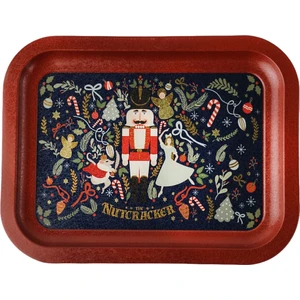 EE161-V1 Tales Nutcracker Desenli Dikdörtgen Tepsi 23X31 cm
