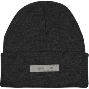Sofist İstanbul Anthracite Unisex Beanie Katlamalı Antrasit Ribana Örgü Bere