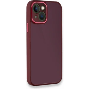 Apple iPhone 15 Freya Lazer Lens Kamera Çerçeveli Silikon Kılıf