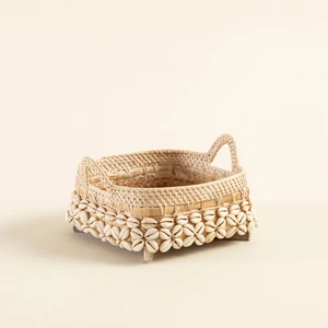 Selly Shell Tepsi S Beyaz