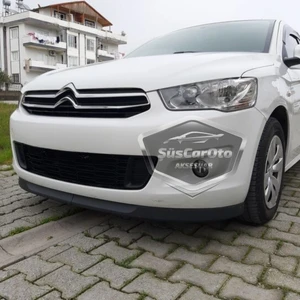 Citroen C Elysee 2012-2023 Uyumlu Üniversal Astra H Lip Esnek Ön Lip 2 Parça Tampon Altı Dil Karlık Ön Ek