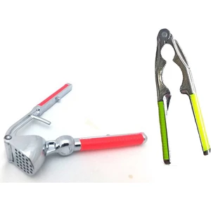 Metal Pense Tipi Fındık Ceviz Kıracağı ve Sarımsak Ezici Set