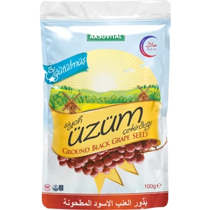 Aksu Vital Öğütülmüş Siyah Üzüm Çekirdeği  100 gr