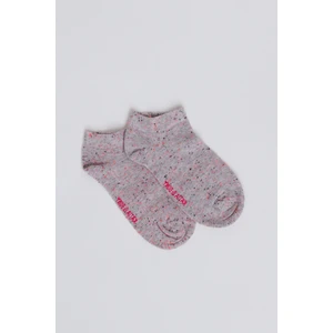 Katia & Bony  Desenli Unisex Patik Çorap Pembe Melanj