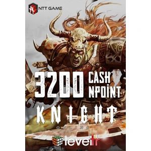 NTT Game Knight Online 3200 Cash / Npoint / Leveltr