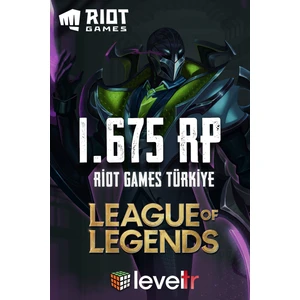 Riot Games League Of Legends 1675 Rp - Riot Games - Lol