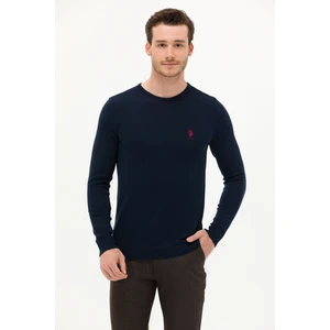 U.S. Polo Assn. Erkek Lacivert Triko Kazak 50253443-VR033
