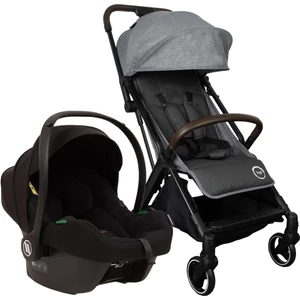 Gravity Autofold Black Cosmo Travel Sistem Bebek Arabası Grey