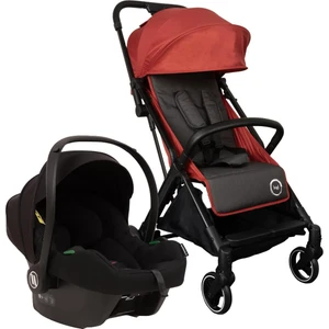 Gravity Autofold Black Cosmo Travel Sistem Bebek Arabası Red