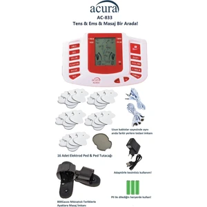 AC-833 Ultra Masaj Aleti Fizik Tedavi Tens Cihazı