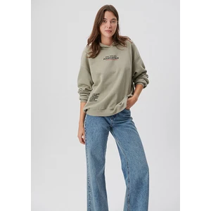 Kadın Kapüşonlu Yeşil Sweatshirt 1S10012-85873