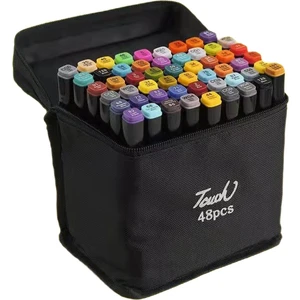 Touch Twin 48 Parça Çift Taraflı Profesyonel Marker Boya Kelem Seti