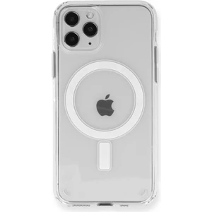 Apple iPhone 12 Pro Max Kılıf Magsafe Şeffaf Silikon Kılıf