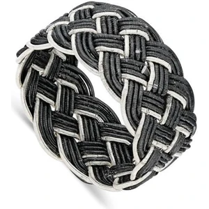 Kazaziye Yüzük Gümüş El Yapımı Oksitli Kazaziye Bay Bayan Yüzük YZK-327