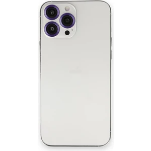 iPhone 14 Pro Max  Kamera Safir Lens Koruyucu  - Derin Mor