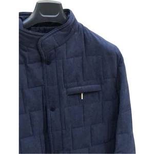 Premium Lacivert Svr Kapitone Mont