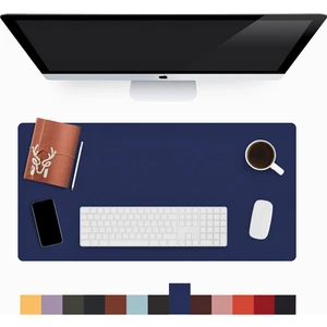 Lindos - Deri Mat, Masa Pedi, Büyük Mouse Pad, Ofis Için Mat, Su Geçirmez Mat, Ofis ve Ev Için Deri Pedi, Gaming Masa Matı, Masaüstü Için Masa