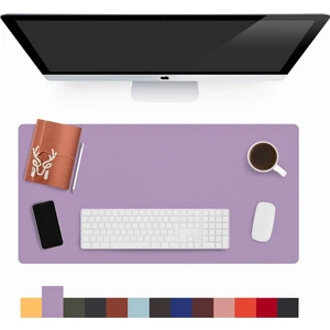 Lindos - Deri Mat, Masa Pedi, Büyük Mouse Pad, Ofis Için Mat, Su Geçirmez Mat, Ofis ve Ev Için Deri Pedi, Gaming Masa Matı, Masaüstü Için Masa