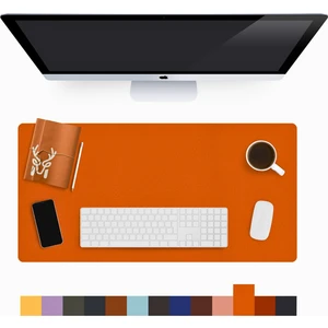 Lindos - Deri Mat, Masa Pedi, Büyük Mouse Pad, Ofis Için Mat, Su Geçirmez Mat, Ofis ve Ev Için Deri Pedi, Gaming Masa Matı, Masaüstü Için Masa