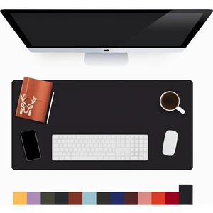 Lindos - Deri Mat, Masa Pedi, Büyük Mouse Pad, Ofis Için Mat, Su Geçirmez Mat, Ofis ve Ev Için Deri Pedi, Gaming Masa Matı, Masaüstü Için Masa