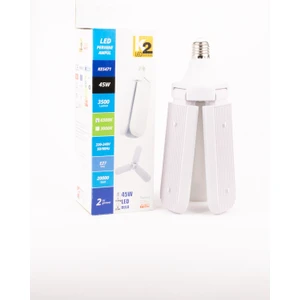 KES471 45W Kanatlı LED Ampül E27 Beyaz Işık