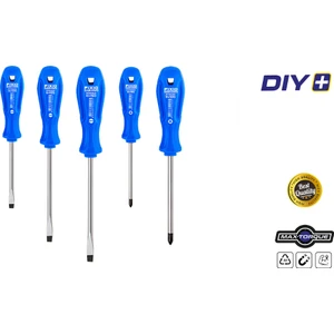 FD5000 5 Parça Tornavida Takımı / Seti (3 x Düz/2 x Yıldız)