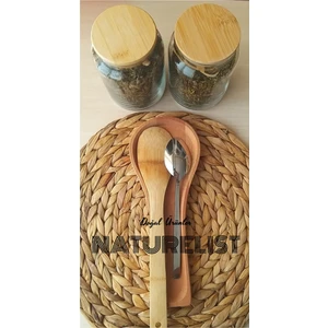 Atölyesi Ahşap Oval Ahşap Kirli Kaşıklık/kaşık Altlığı
