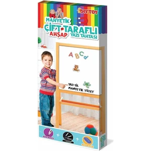 Ahşap Yazı Tahtası Çift Taraflı Manyetik