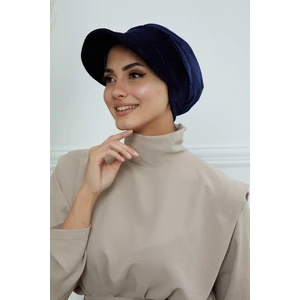 Aisha's Design Siperlikli Kadife Şapka Bone,B-73K