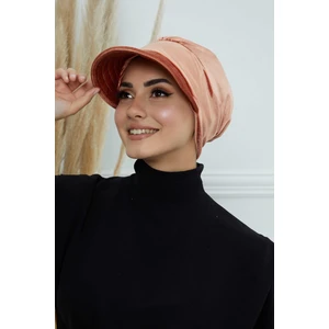 Aisha's Design Siperlikli Kadife Şapka Bone,B-73K