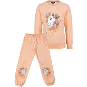 BRZ Collection Kız Çocuk Unicorn Baskılı Eşofman Takım