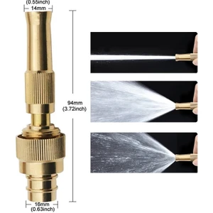 Ece Store Ayarlanabilir Basınçlı Hortum Başlığı Gold