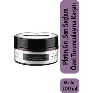 Ashley Joy Platin,Sarı Saçlara Mor Saç Bakım Maskesi 200 Ml