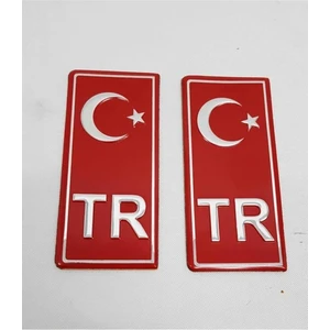 Kcx-Tr Plaka Stıcker 2'li