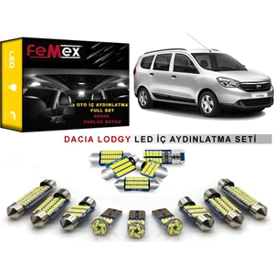 Dacia Lodgy LED Iç Aydınlatma Ampul Seti Femex Parlak Beyaz