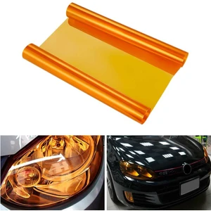 Turuncu Transparan Far Filmi 30 cm X 1 Metre