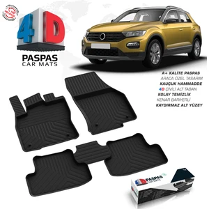 VW T-Roc 4D Havuzlu Havuzlu Paspas 2019 Üzeri A+ Kalite