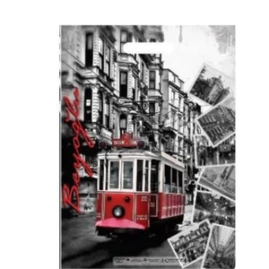 Takviyeli Mağaza Poşeti Renkli Takviyeli Poşet 33*45 3 NO Beyoğlu Poşet 50 Li