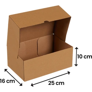 25x16x10-50 Adet Kesimli Kutu - Internet ve Kargo Kutusu