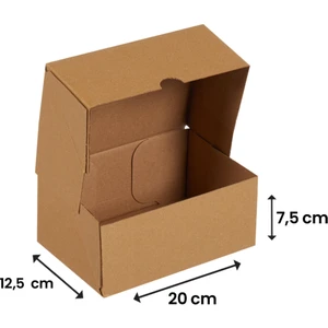 20x12,5x7,5-100 Adet Kesimli Kutu - Internet ve Kargo Kutusu