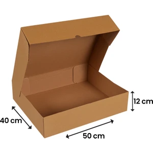 50x40x12-25 Adet Kesimli Kutu - Internet ve Kargo Kutusu