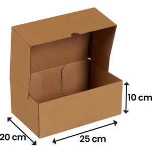 25x20x10-25 Adet Kesimli Kutu - Internet ve Kargo Kutusu