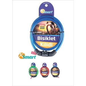 Bisiklet Kilidi Eko Şifre Ksmart  K-3668