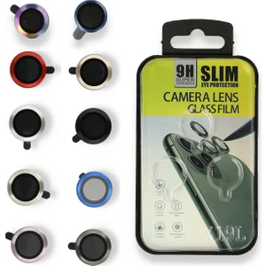 Apple iPhone 12 Mini  Kamera Safir Lens Koruyucu  - Gri