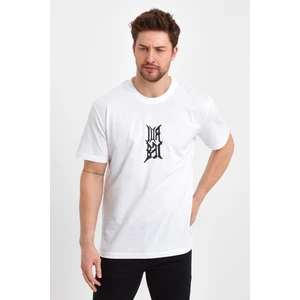 Uomo Park 2310 Relax Kalıp Özel Koleksiyon Baskılı Casual T-Shirt