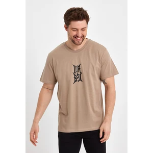 Uomo Park 2310 Relax Kalıp Özel Koleksiyon Baskılı Casual T-Shirt