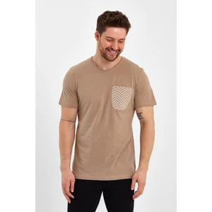 Uomo Park 2601 Cep Baskı  Detaylı Relax T-Shirt